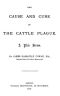 [Gutenberg 64734] • The Cause and Cure of the Cattle Plague / A Plain Sermon